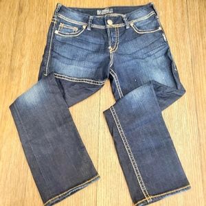 Silver suki capri jeans dark wash 29